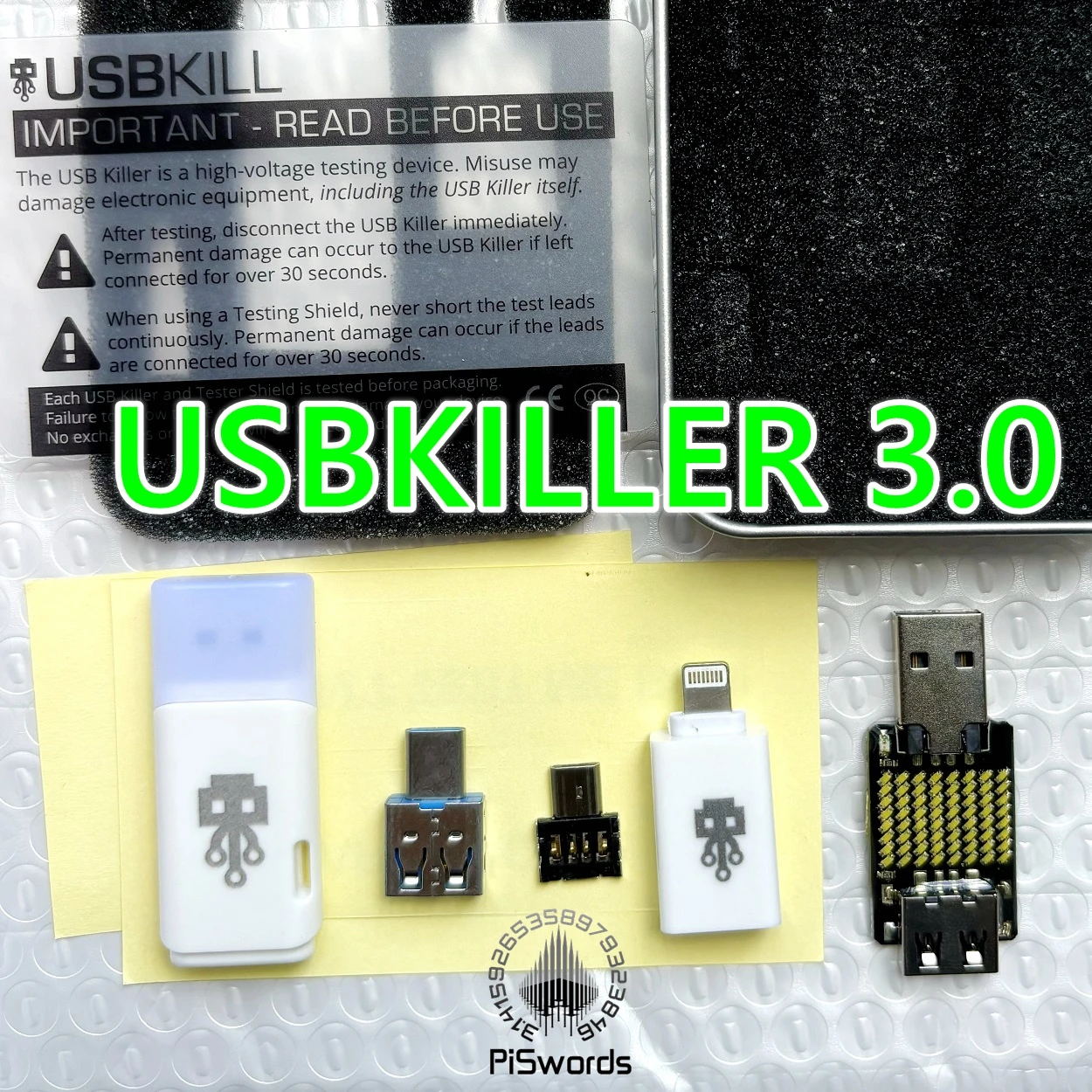 USB killer U Disk Killer Miniature power module High Voltage Pulse Generator USBKiller Accessories Complete usb killer