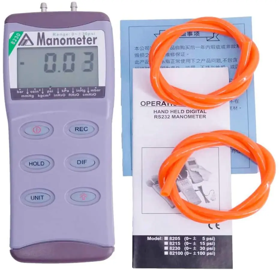 

AZ8230 Новый цифровой манометр
