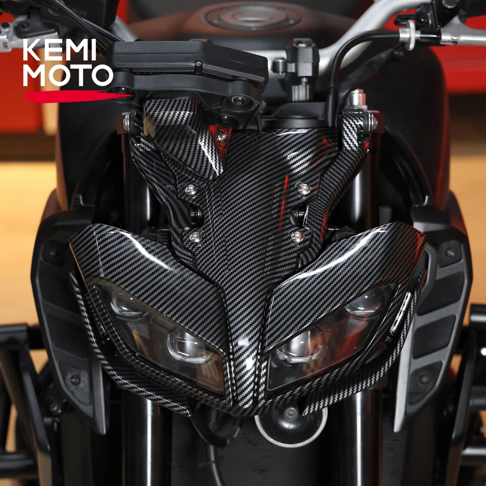 MT09FairingKitHeadlightCoverProtectiveShellInstrumentFrameUpperFairingForYAMAHAMT
