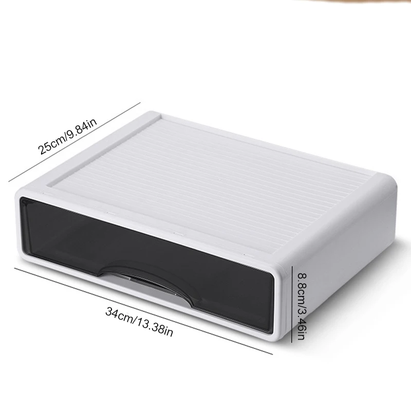 Description Picture 3 of itemDrawer Style Desktop Storage Box Cosmetics Dormitory Stationery Sorting Desk Storage Rack -1 piece