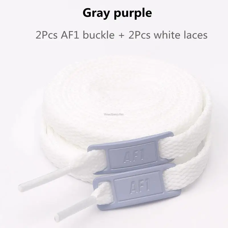 AF1 Shoelaces White Flat Laces Air Force One Shoe Decoration 16