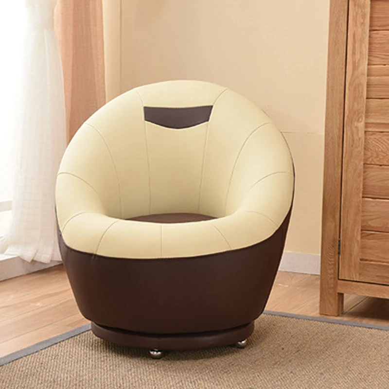 

Creative Small Sofa Single Cute Balcony Bedroom Mini Lazy Sofa Older Children Reading Chair Rotating Computer Chair
