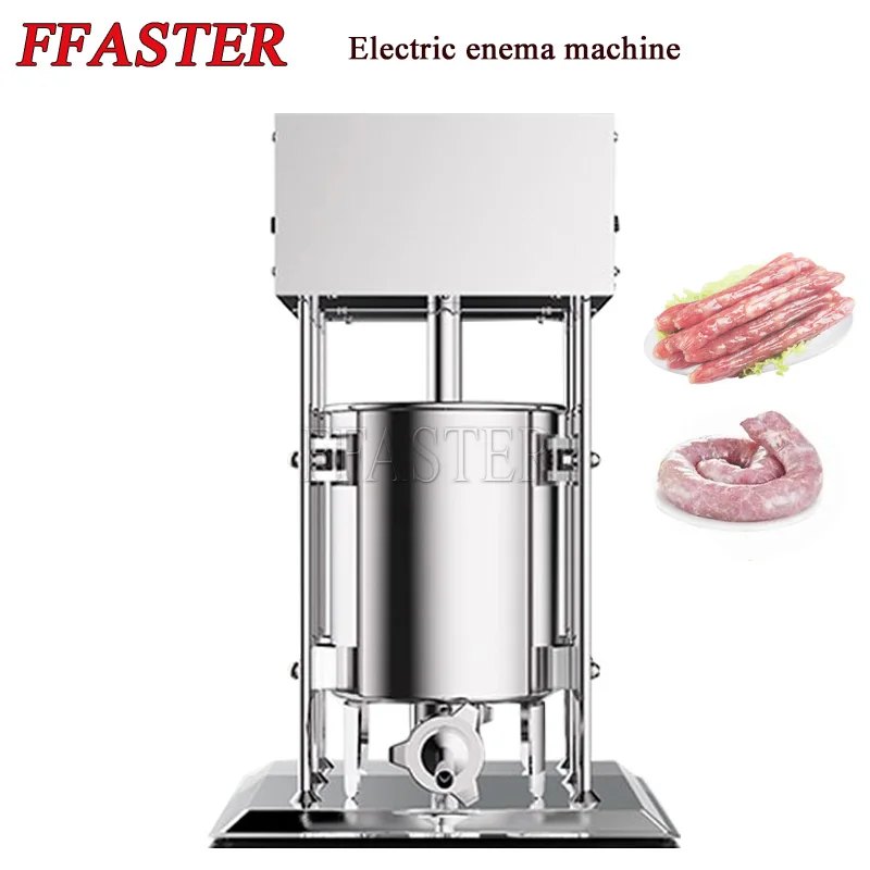 

10L/15L/20L Electric Sausage Filler Sausage Stuffer Sausage Maker Vertical Commercial Grade With 4 Filling Funnels