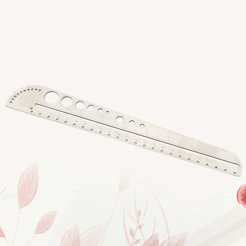 다기능 스테인레스 스틸 나침반 자 26.3cm 헤비 듀티 각도기 육각형 드로잉 도구 그래픽 지도용 야외 스케일