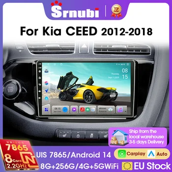 Radio para coche Srnubi de 9 pulgadas para Kia CEED 2 JD 2012 - 2018, Carplay inalámbrico, Android Auto, navegación GPS, reproductor multimedia de vídeo, unidad principal de 2 Din con marco, DSP, soporte de audio, control del volante 1