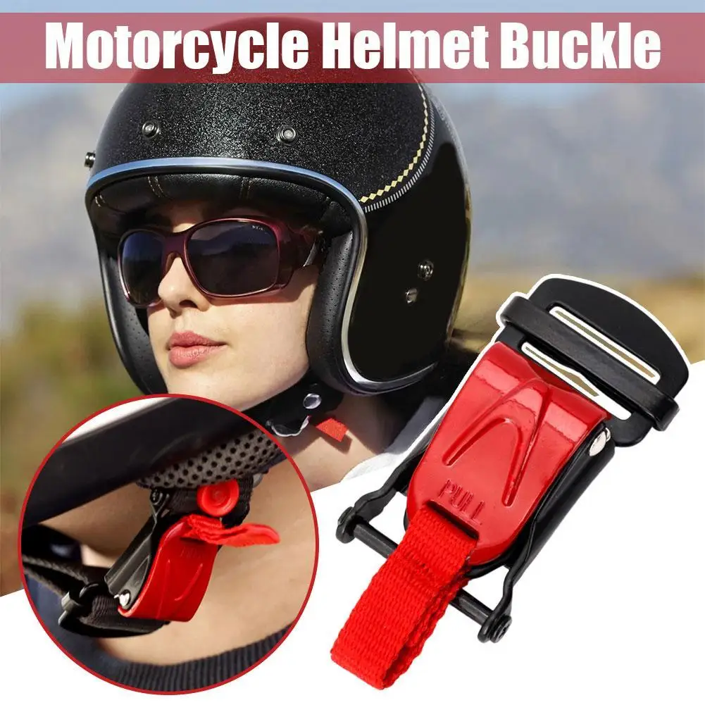 

Motorcycle Helmet Buckle Plastic Pull Buckles For Scooter Bicycle Accessories Bike Helmet Clip Chin Strap Quick Release Pull
