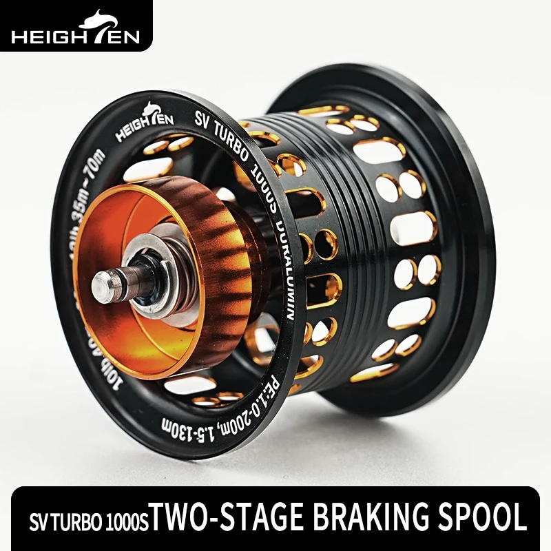 HEIGHTEN Flache Spule für Daiwa Zillion Steez Ryoga mehr als Bait casting Rolle