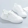 2024Spring Autumn Breathable Casual Shoes for Women Platform Running Tennis Sneakers Female White Concise Versatile Walking Flat 3