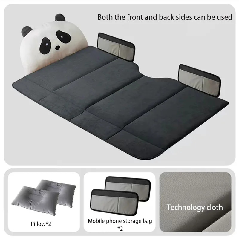 Car Folding Bed Travel Bed Camping Mattress Foldable Children's Sleeping Mattress Car Rear Seat Cushion Removable And Washable
