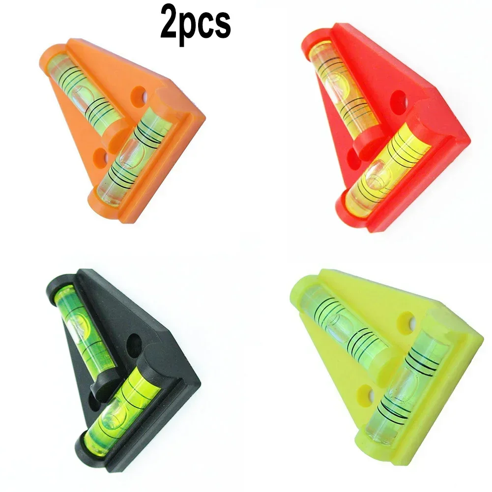 Level Gauge 2Pcs Two Way T-Shape Mini Leveller BubbleLevel