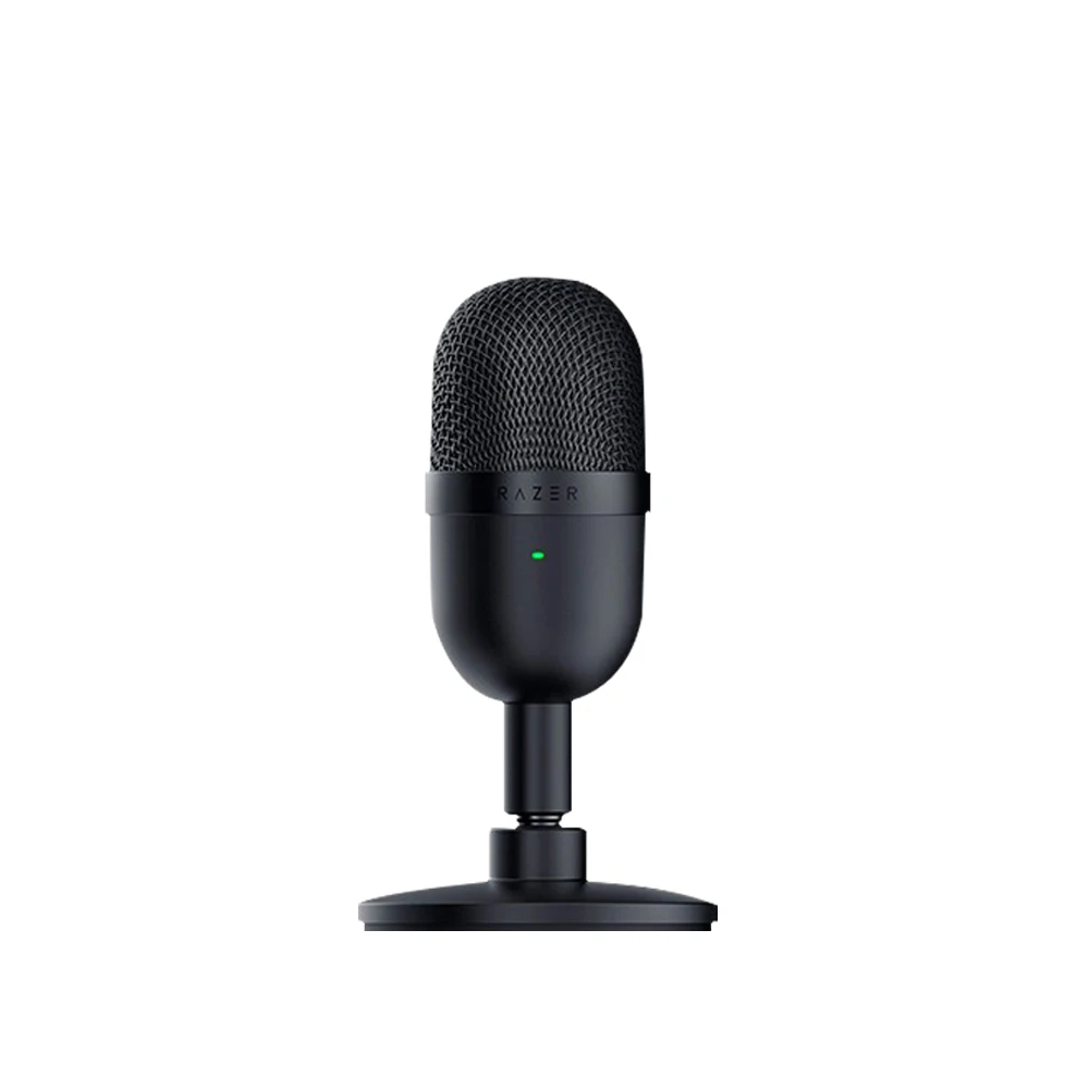 Razer Seiren 미니 USB 콘덴서 마이크, 울트라 컴팩트 스트리밍 마이크, 슈퍼 카디오이드 픽업 패턴 핑크 마이크