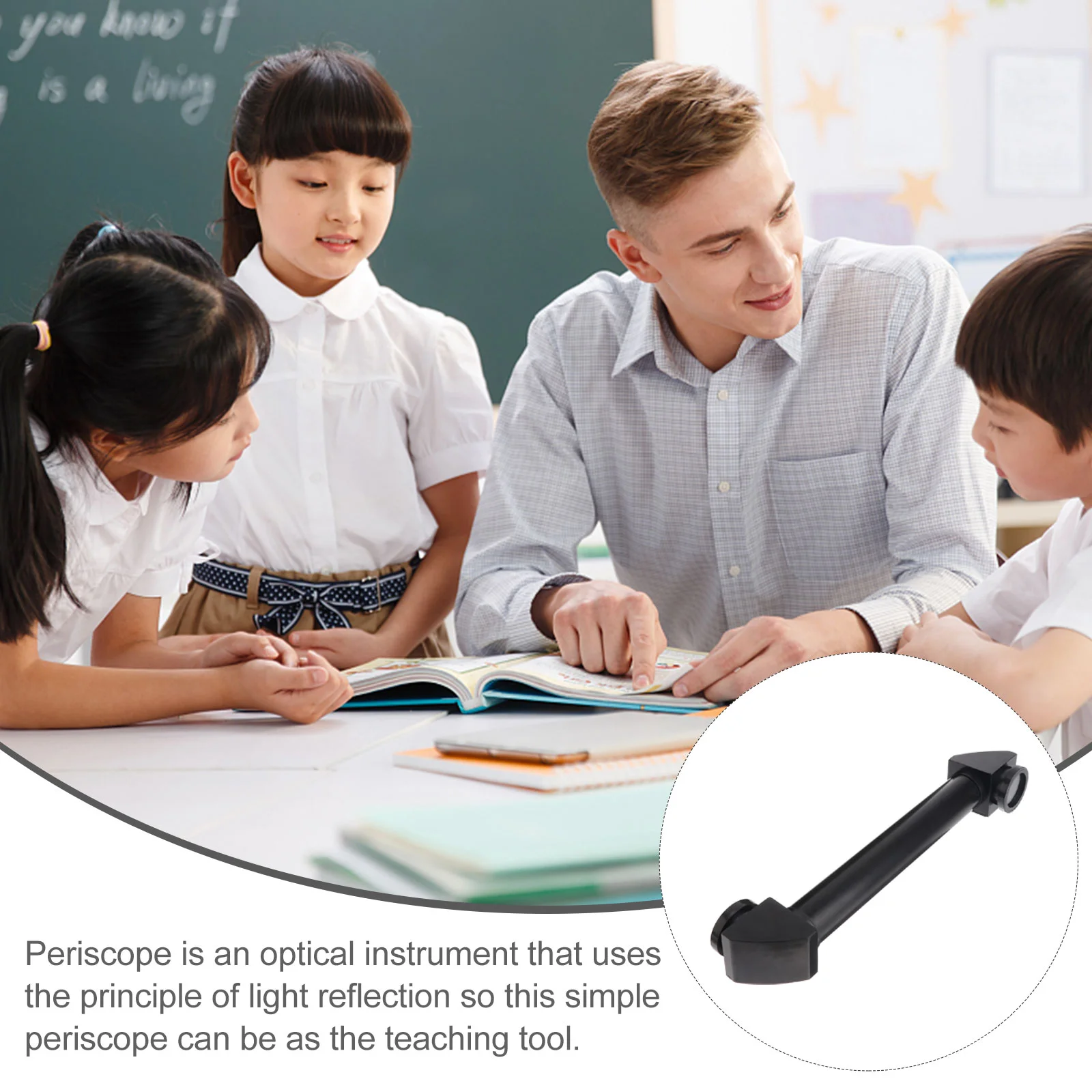 휴대용 어린이 광학 실험 용품, 분리형 잠망경 모델, 빛 반사, 어린이 장난감
