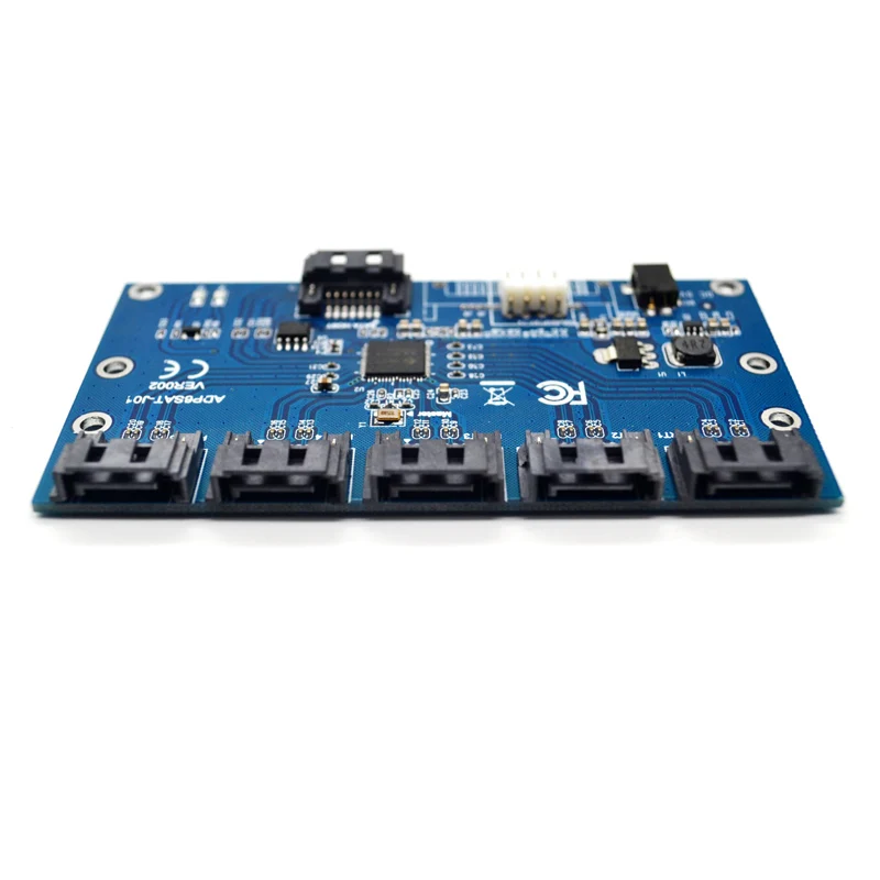 

Адаптер SATA PCI-E с 1 на 5 портами, 6 портов, 6 Гбит/с
