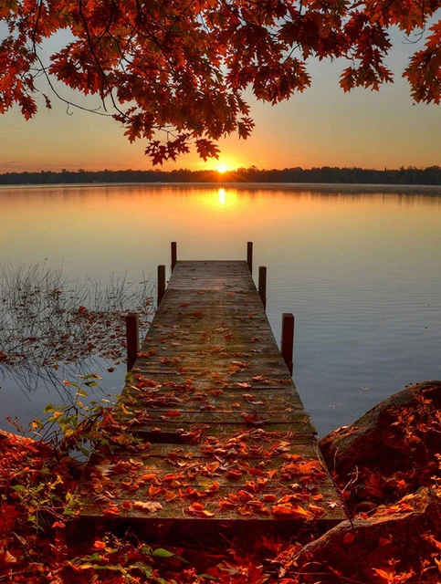 5D Scenery Diamond Painting DIY Landscape Diamond Mosaic Sunset Rhinestone Embroidery Full Drill Cross Stitch Kit Home Decore CY-FJ00102AE6