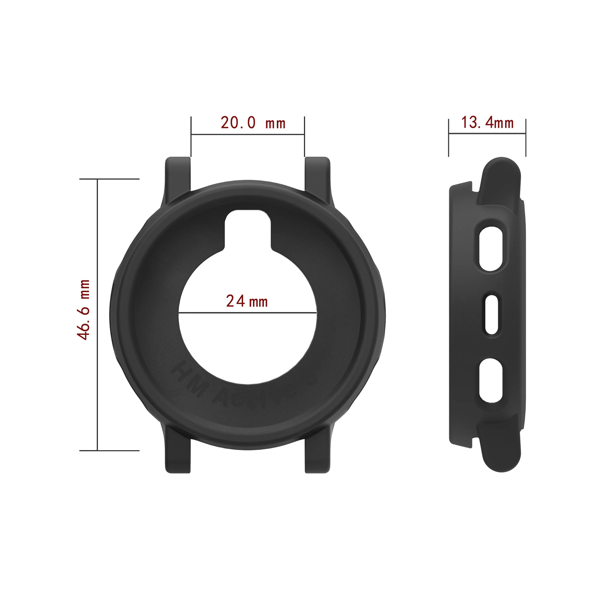 Silicone Protective Case Cover for Smartwatch - Replacement Accessories and Screen Protection Shell