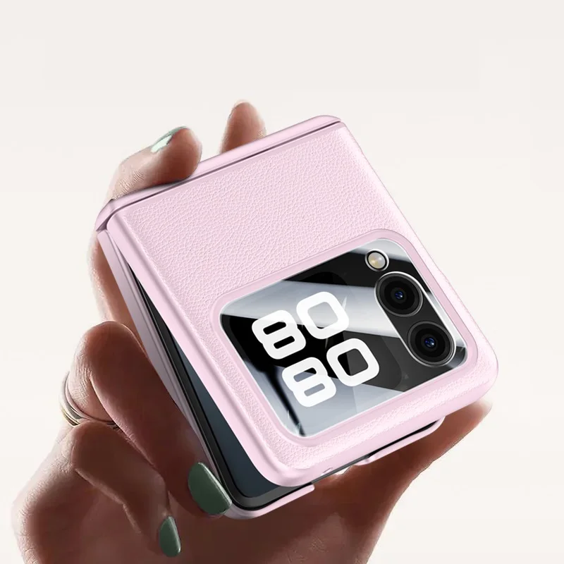 Slim Leather For Huawei Nova Flip Case Hard Spring Hinge Protective Cover_voghion.com