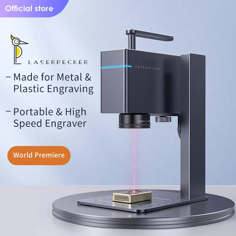 Laserpecker Metal And Plastic Laser Engraver, Diy Engraving Machine
