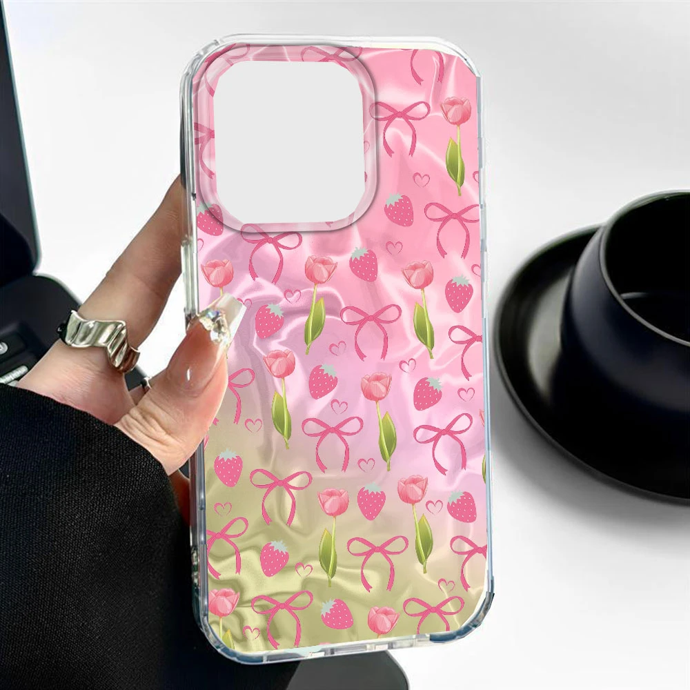 Cute Fruits Cherries Girl Phone Case Cover