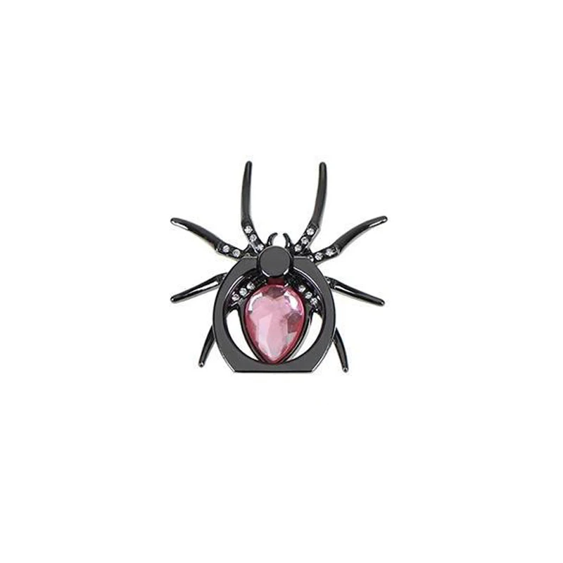 Luxury Diamond Spider Ring Phone Holder - 360° Rotating Grip and Stand
