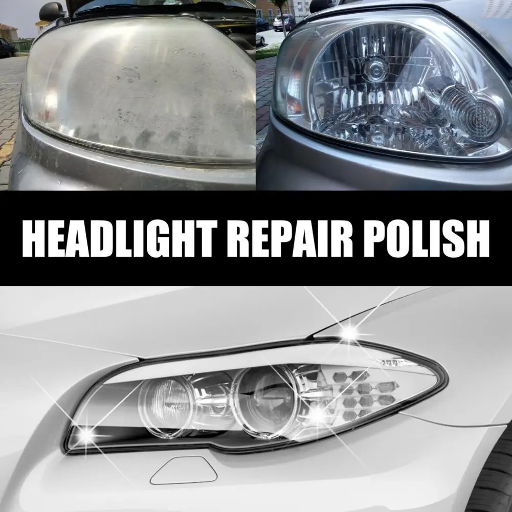 Reliable Car Headlight Coating Anti-scratch Repair Fluid with Sponge Obvious Effect Headlight Repair Agent