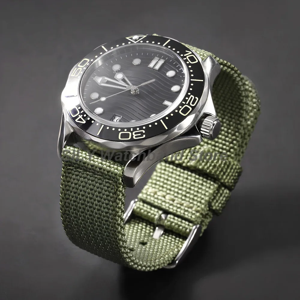 18mm 20mm 22mm 24mm Schnellverschluss-Uhrenarmband aus Canvas, Nylonband für Herren und Damen, Ersatz-Uhrenarmband für Smartwatch-Gürtel und Zubehör – Detail 7