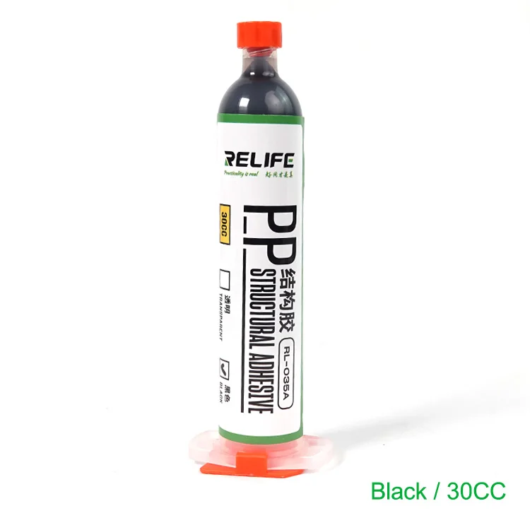 universal welding wire RELIFE RL-035A PP Structural Adhesive Black /Transparent Bonding Glue For IPhone Android Middle Frame Back Cover Repair Tools stainless welding rod Welding & Soldering Supplies