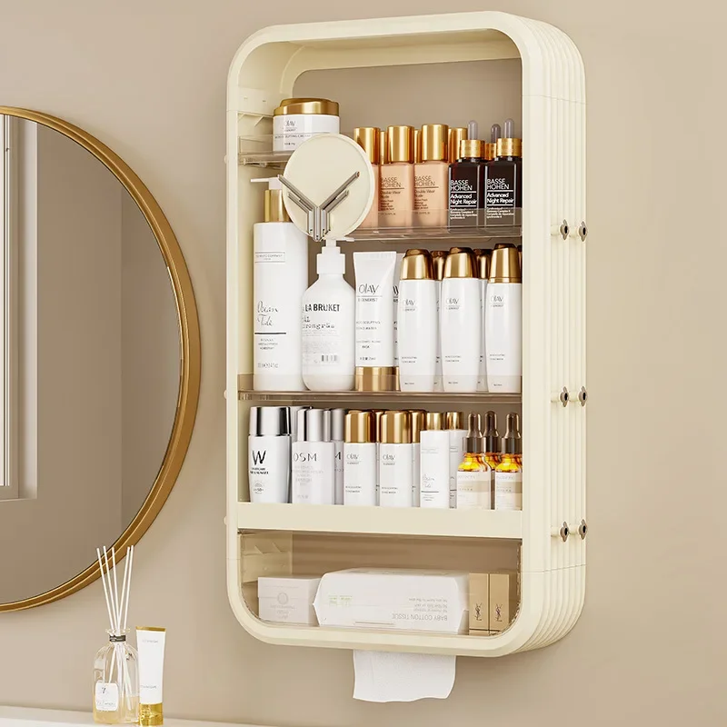 

Bathroom Rack Multi-Layer Punch-Free Wall-Mounted Toilet Washstand Cosmetic Wall Storage
