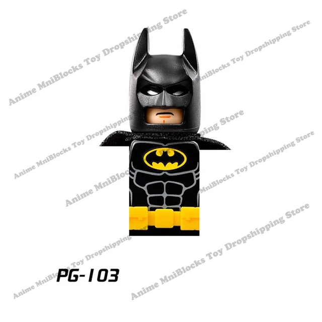 Movie Batman The Joker Harley Quinn Wonder Woman mini action toy figures building blocks Assemble bricks kid gifts WM6080 WM6100 PG103