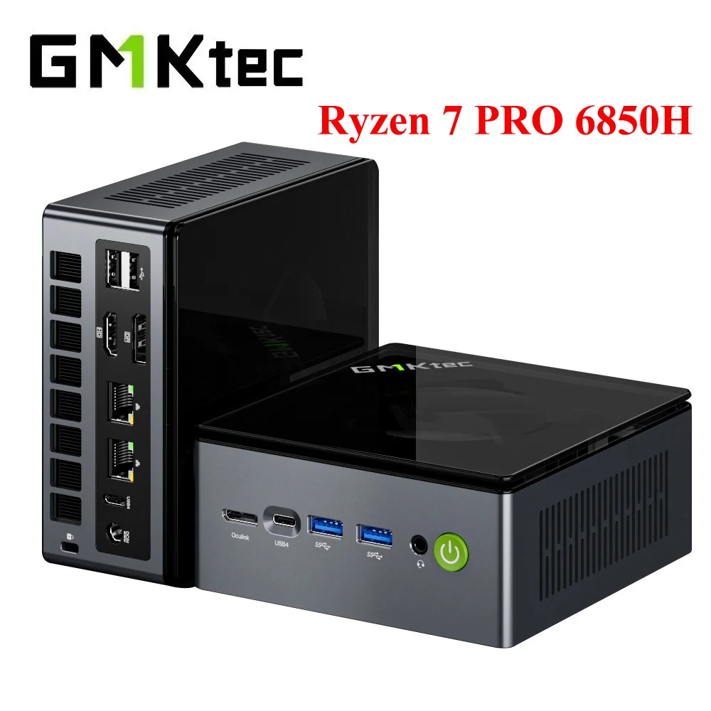 GMKtec M7 PC AMD Ryzen 7 Pro 6850H MINI PC DDR5 16GB 500GB Nvme