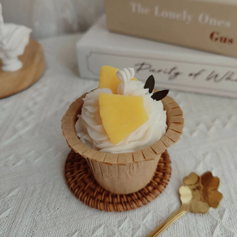 カップケーキアロマセラピーキャンドル,シミュレーション,チョコレート