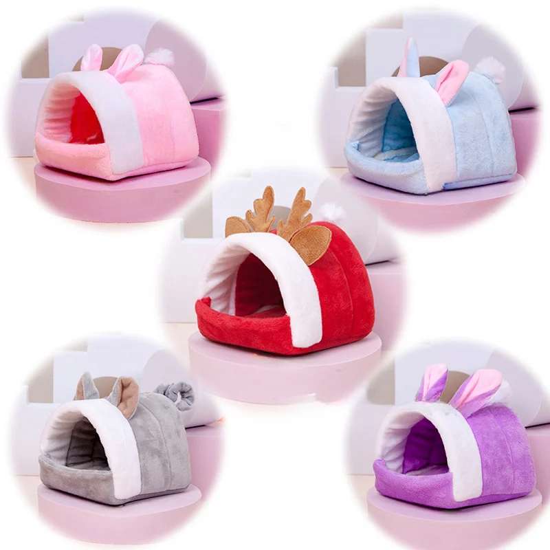 Pet Winter Warmth Cotton Nest Hamster Nest Small Pet Supplies Comfortable Warmth Wrap Hamster Home Cotton Bed