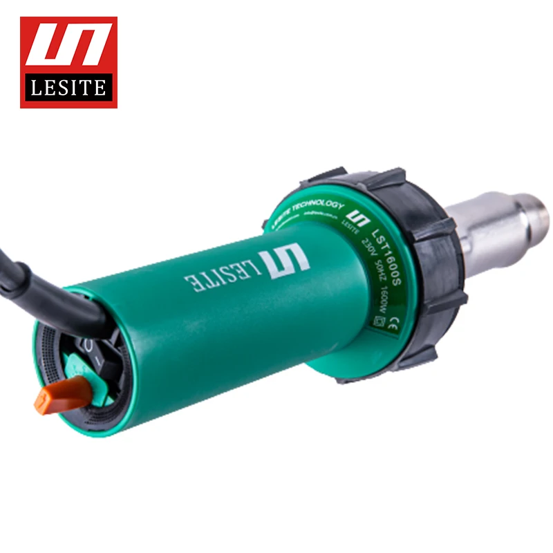 Plastic Welding Gun Hot Air Blower PVC Banner Welder Hot Air Gun for Car Bumper LESITE1600W 5