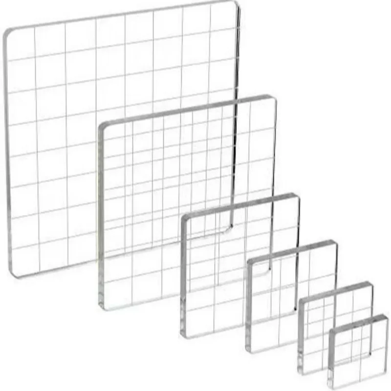 Clear Acrylic Stamp Block Use Clear Cling Mounted Rubber Stamp DIY Scrapbooking Photo Album Decorative Handmade Tools