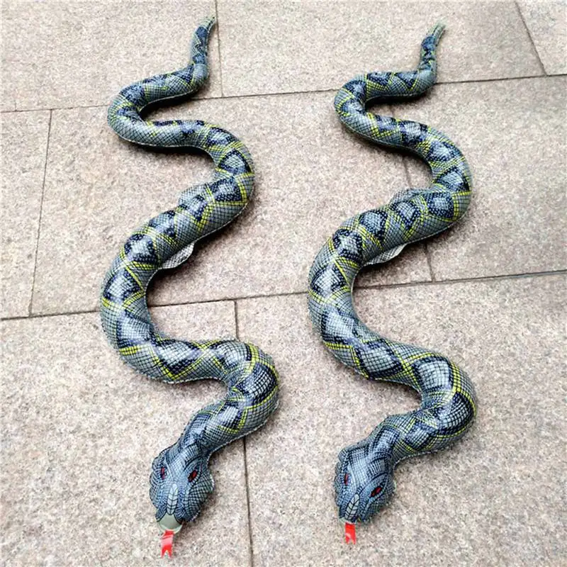 

Inflatable Python 120CM Inflatable Snake Tricky Toy Python Safari Garden Props Joke Prank Gift Novelty And Gag Play Joke Toy