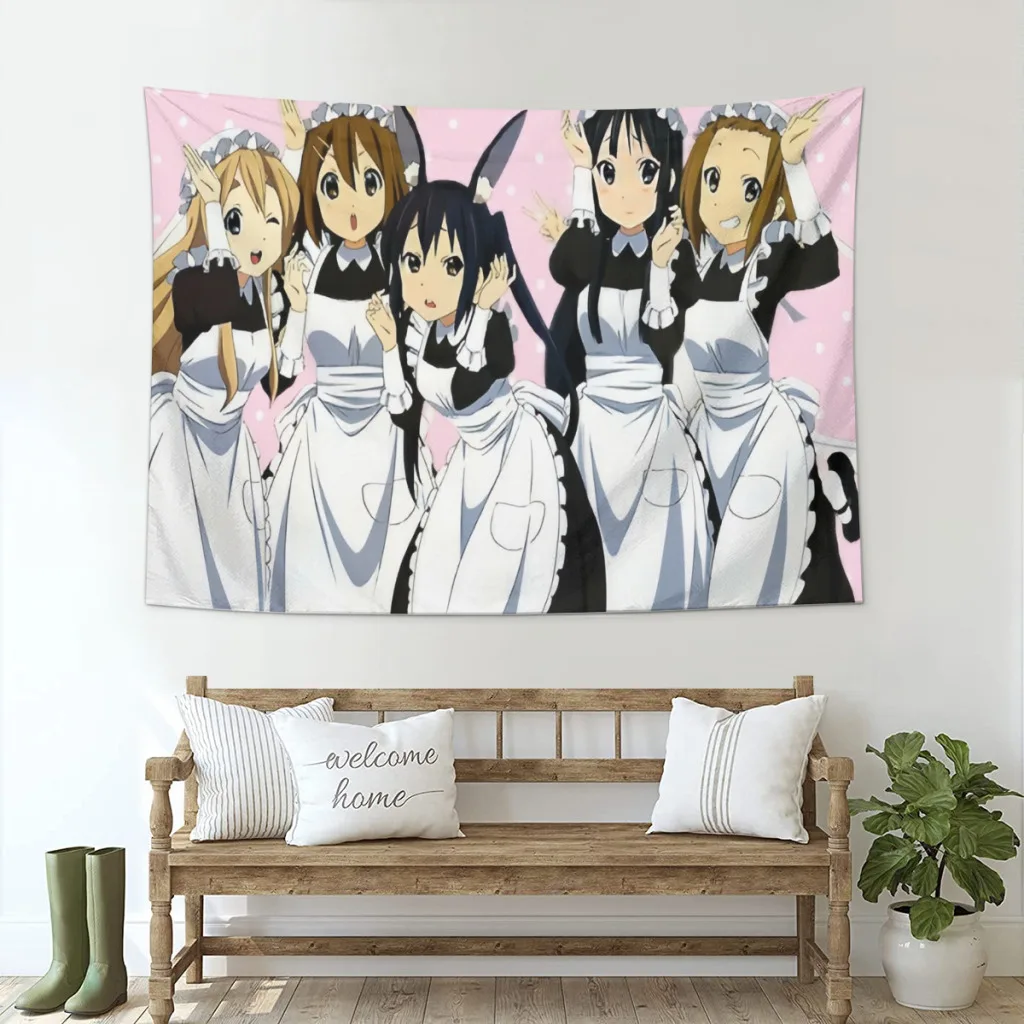 

Japan Kawaii New K ON Tapestry Aesthetic Room Décor Wall Hogar Decorating