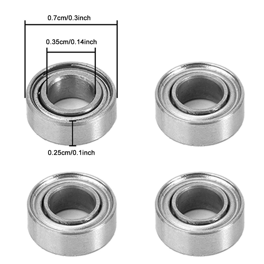 22 Pcs Wheel Hub Axle Sealed Bearing Kit Car Upgrade Parts RC Car Upgrades Parts Accessories for Traxxas TRX4M 1/18 RC Crawler