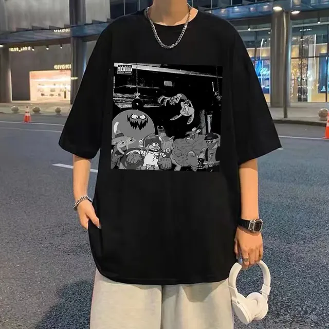 Rapper Playboi Carti Die Lit Anime Cartoom Tshirt 1