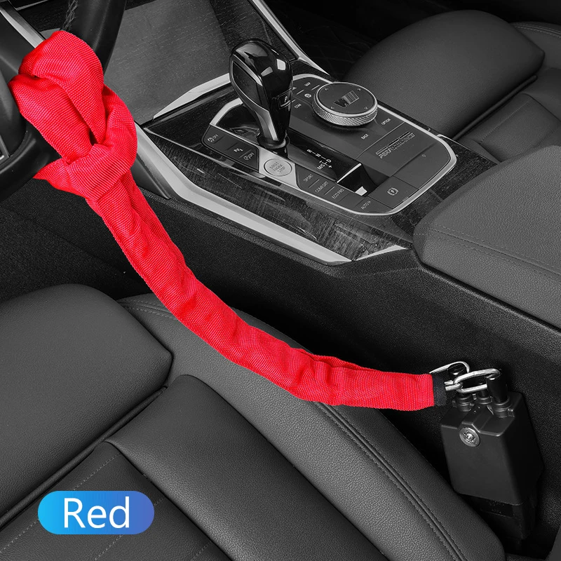 Heavy Duty Universal Car Steering Wheel Lock - Enhanced Anti-Theft Security Device