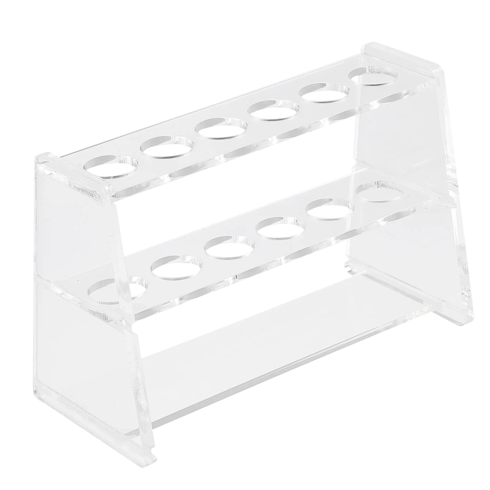 

-hole Test Tube Rack Plastic Stand Experiment Laboratory Shelf Pipe Container Acrylic 2-layer Centrifuge Holder Experiment