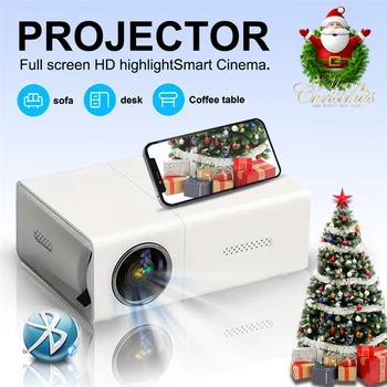 M100 HD Mini Projector Suitable Home Theater Outdoor Camp Compatible HD TV USB SD Stand Christmas Halloween Thanksgiving Gifts 1