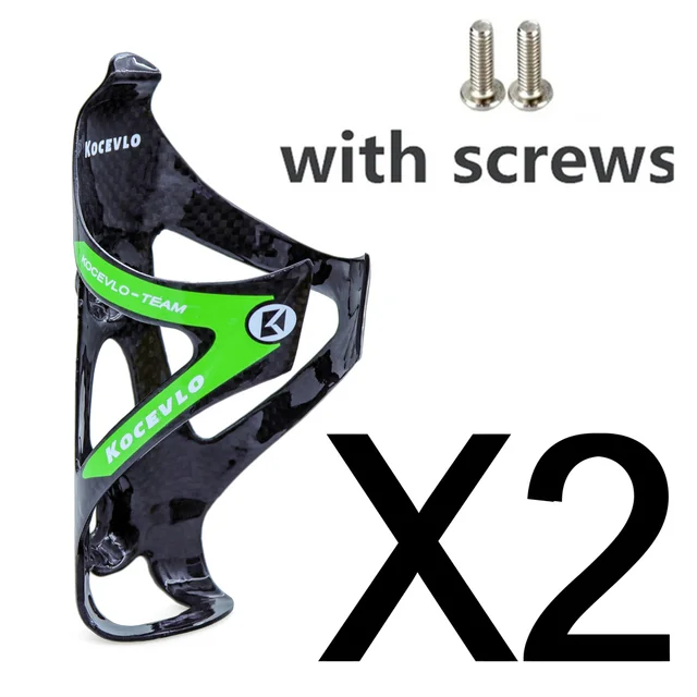 2 PCS Hot Sale Full Carbon Fibre Road Bike Water Bottle Cage Bottle Holder Bicycle Accessories Ultra Light Cycle Equipment 4