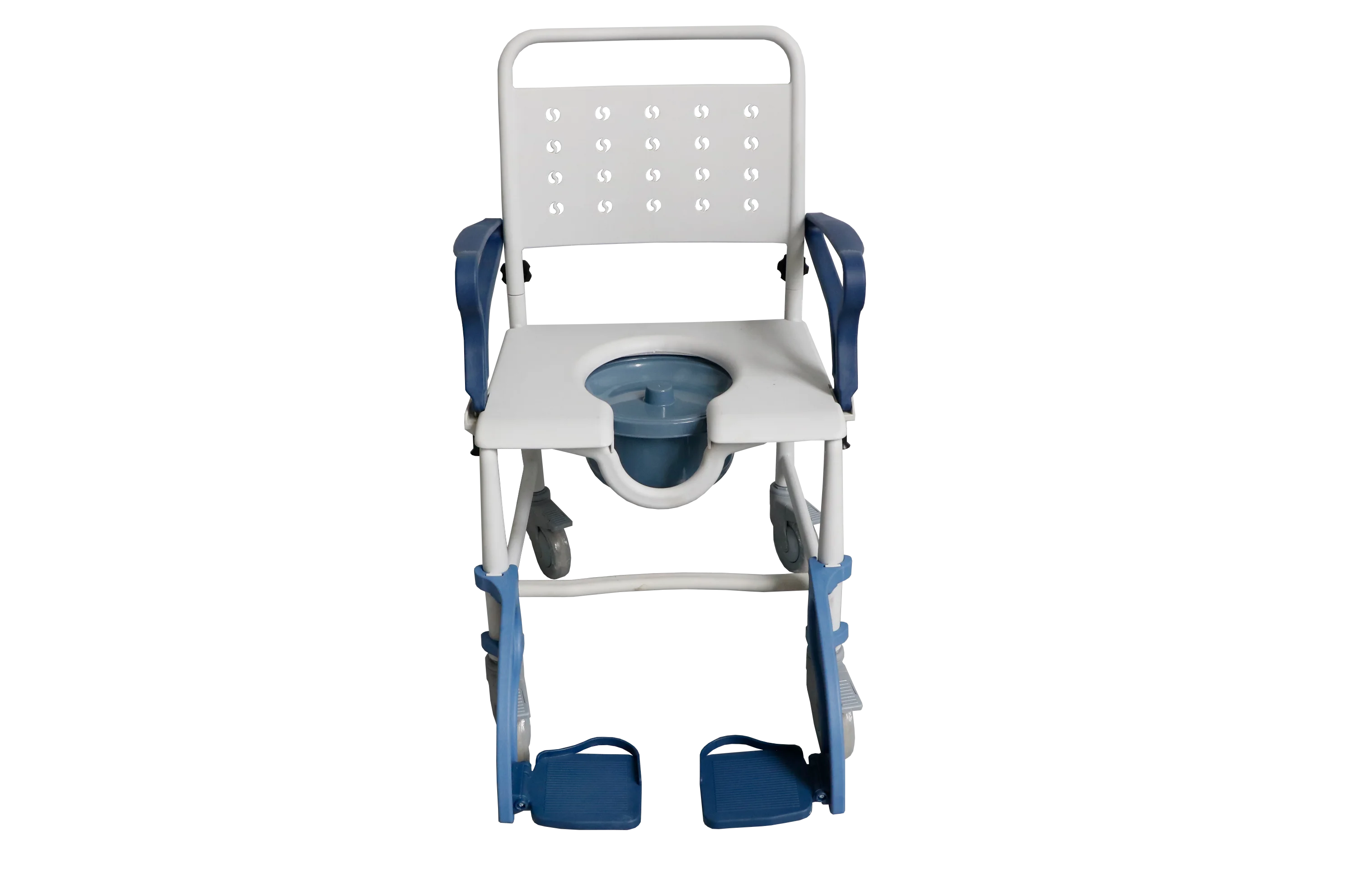 3 in 1 Plastic Folding  PU Seat Portable Commode chair for Patient 4