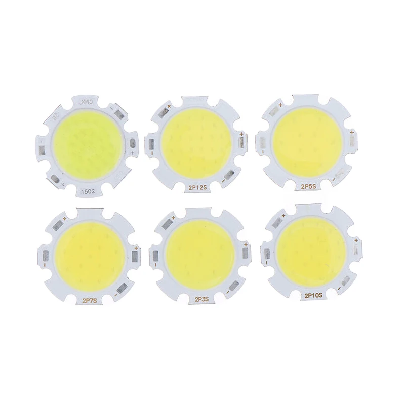 1Pc LED Chips 3W 5W 7W 10W 12W 15W LED Source Chip High Power LED COB Side Light Bulb Light Lamp Spotlight Down Light Lamps
