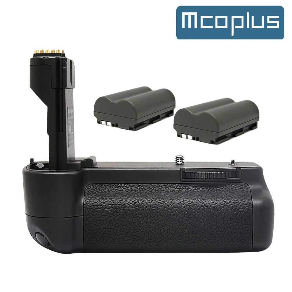 Mcoplus Bg-40D Power Battery Grip Shutter Hand Holder Per Canon Eos 20D 30D 40D 50D Dslr Camera + 2Pcs Bp-511A Batteria As Bg-E2N
