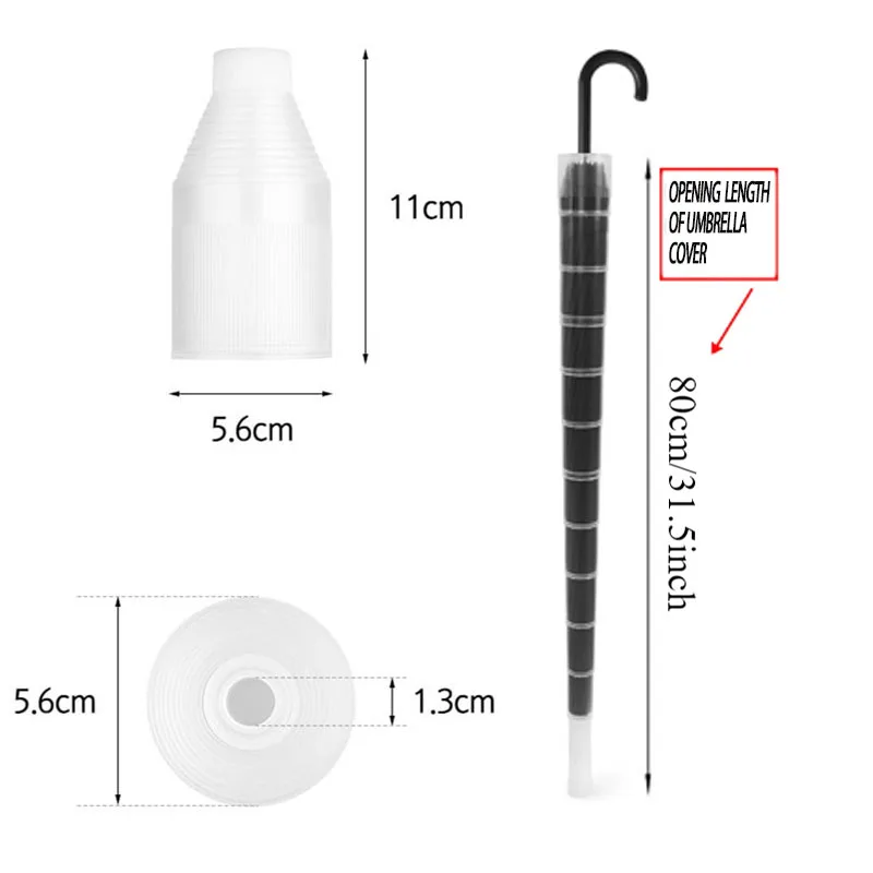 Transparent Suspension Umbrella Stand Multi-functional Car Umbrella Stand Storage Cover