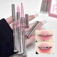 Nude Lip Liner with Lip Brush Cappuvini Korean Style Lip Makeup Long Last Velvet Matte Lipstick 2