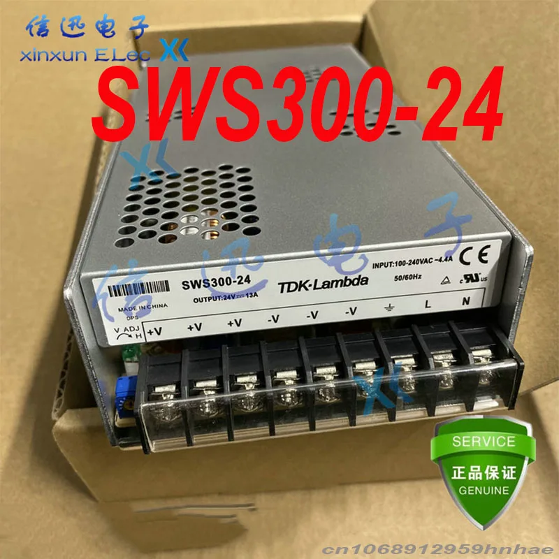 

100% New Genuine For TDK-LAMBDA AC100-240V 13A 24V 300W Power Supply For SWS300-24