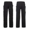 YPROJECT New Spliced Retro Distressed Loose Straight Destructed Jeans Trendy Detachable Hip Hop Style Men's Clothing 1