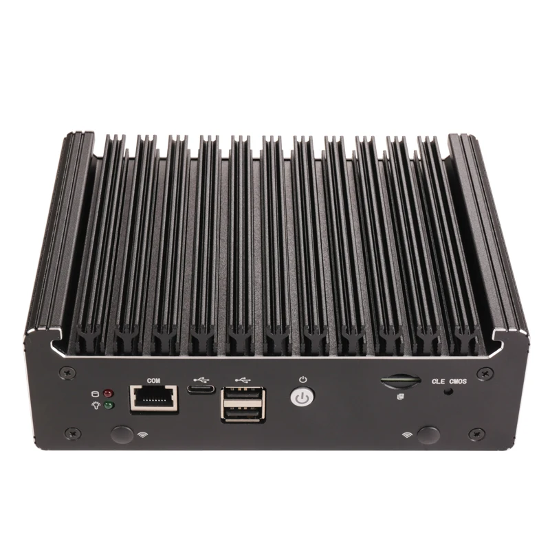 Topton Solid Fanless Firewall Mini PC Intel N100 Pentium N6005 4 LANs i226-V 2.5G DDR4 COM USB-C pfSense OPNsense ESXi Computer 4