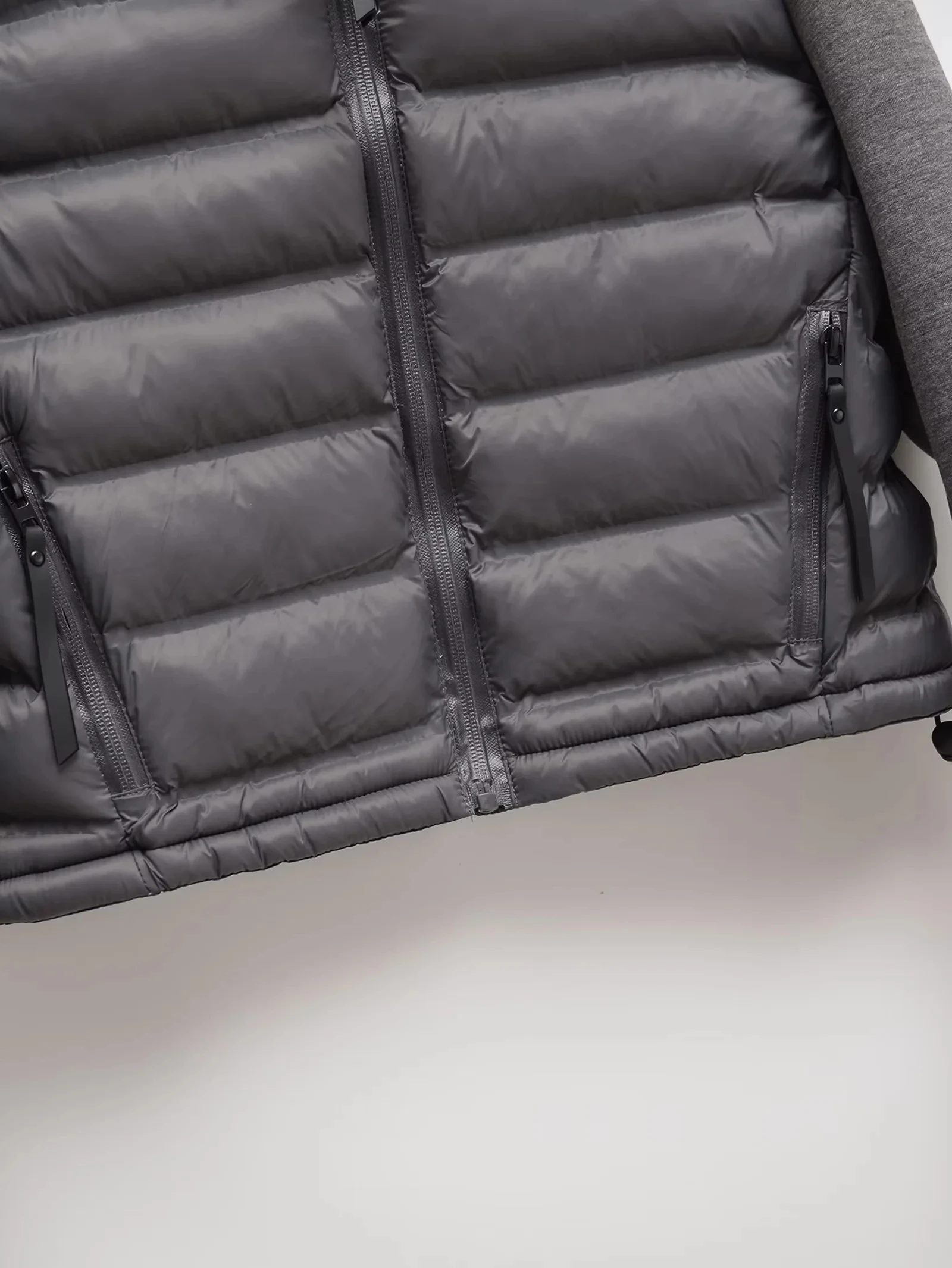 Casacos De Inverno Feminino szatrafins Woman's Jacket Coat Patchwork Cropped Long Sleeve Coat Armygreen Parkas Veste Femme Parki